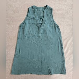 NWT Cupshe Green Sleeveless V-Neck Midi Dress, Medium